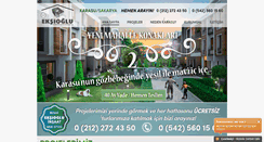 Desktop Screenshot of eksiogluevleri.com